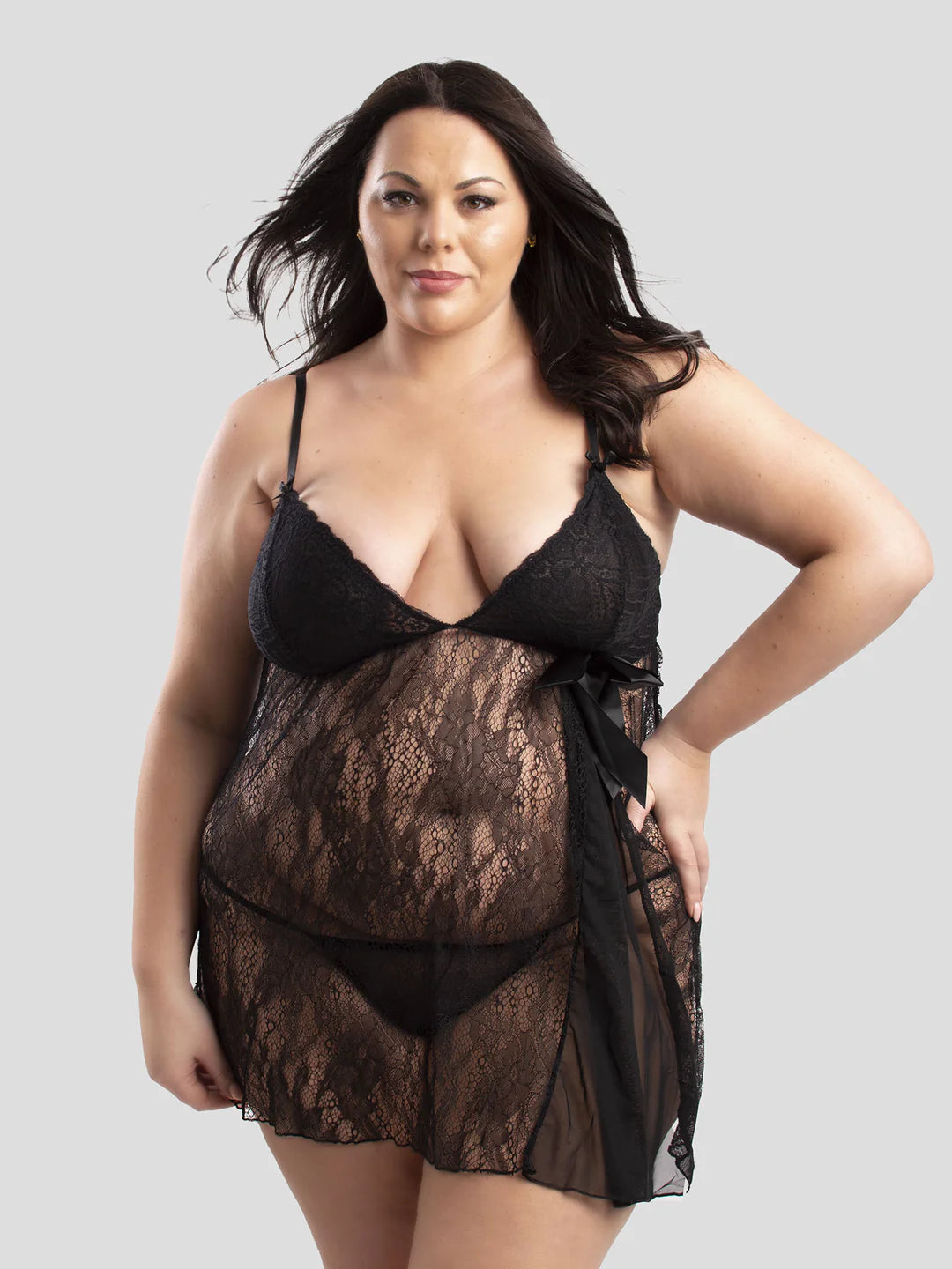 Lily Black Nightie
